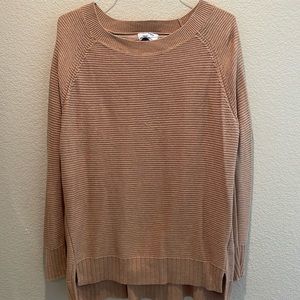 Tan Old Navy ribbed sweater